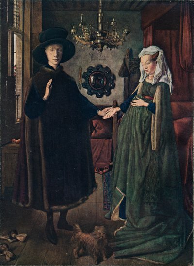 El Retrato Arnolfini, 1434, 1904 de Jan van Eyck