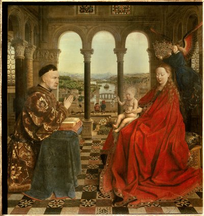 La Virgen del Canciller Rolin de Jan van Eyck