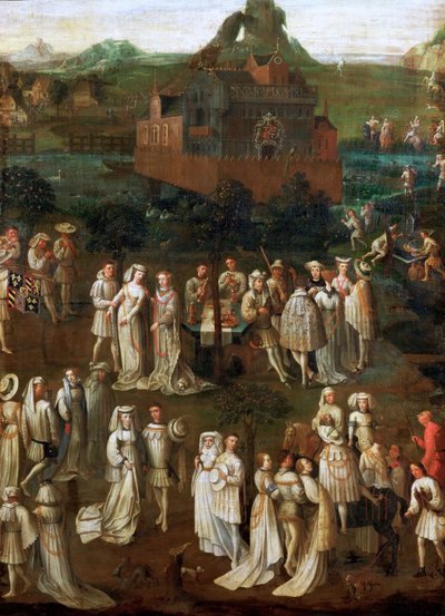 El matrimonio de Felipe el Bueno con Isabel de Portugal en enero de 1430 de Jan van Eyck