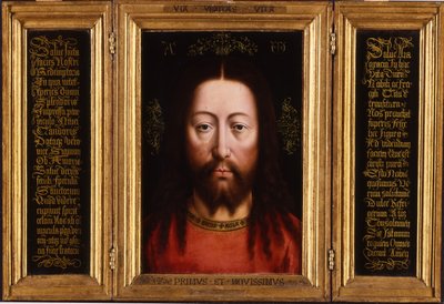 Tríptico: Cristo como Salvator Mundi de Jan van Eyck
