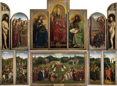 El Cordero de Dios (Retablo de Gante abierto) de Jan van Eyck