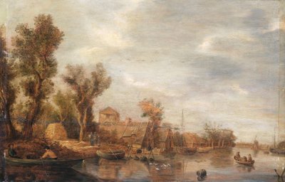 Vista del río de Jan van Goyen (follower of)