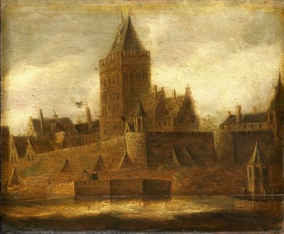 Vista del Valkhof en Nimega de Jan van Goyen (manner of)