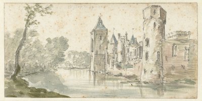 Vista del castillo de Egmond de Jan van Goyen (possibly)