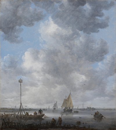 Una calma de Jan van Goyen
