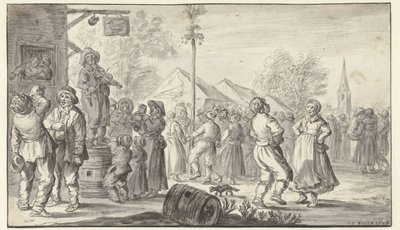 Feria del pueblo de Jan van Goyen