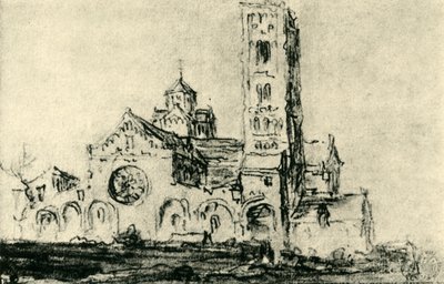 Iglesia de Santa María, Utrecht, Países Bajos, mediados del siglo XVII, 1943 de Jan Josephsz van Goyen