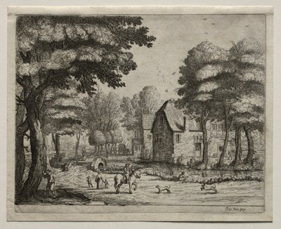 El puente de piedra de Jan van Goyen