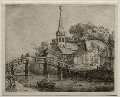 El puente de madera de Jan van Goyen