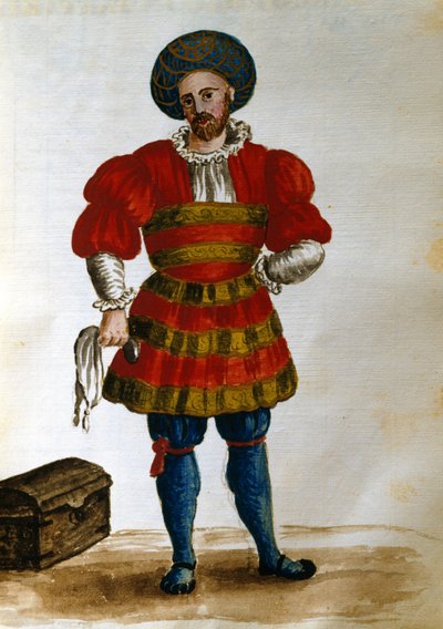 Un viajero veneciano de Jan van Grevenbroeck