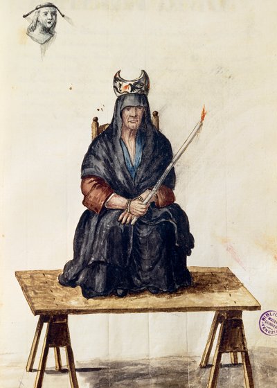 Hechicera, Ilustración de Gli Habiti de