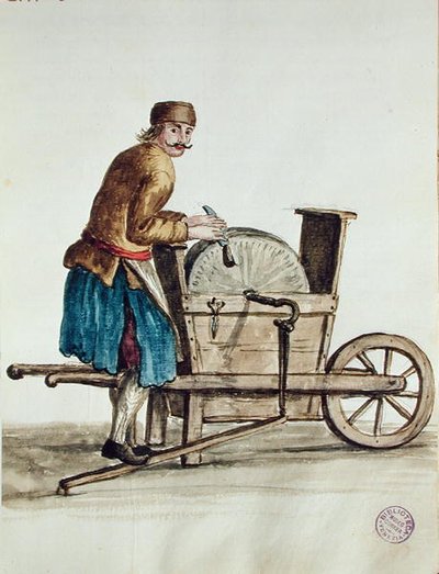 Afilador veneciano de Jan van Grevenbroeck