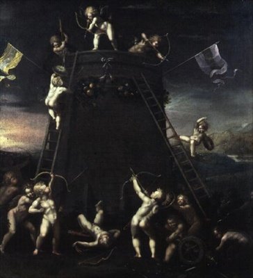 La guerra de los cupidos de Jan van Hoey