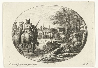 Asedio de una ciudad Escenas militares de la vida de Luis XIV, rey de Francia (título de la serie) de Jan van Huchtenburg