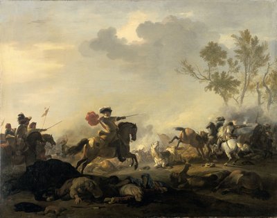 Ataque de la caballería de Jan van Huchtenburg