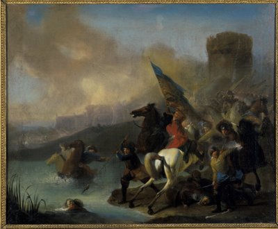 Escena de batalla de Jan van Huchtenburgh