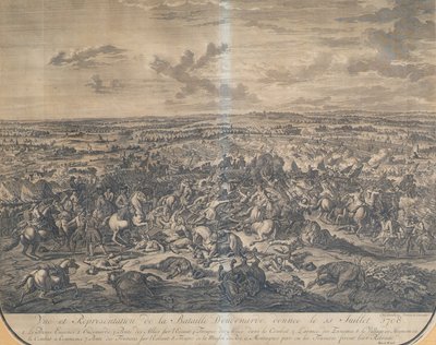 La batalla de Oudenaarde el 11 de julio de 1708 de Jan van Huchtenburgh
