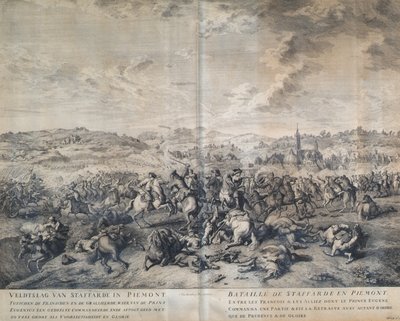 La batalla de Staffarda el 18 de agosto de 1690 de Jan van Huchtenburgh