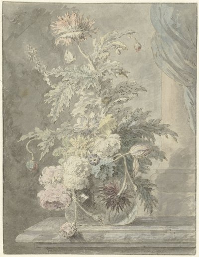 Jarrón con flores de Jan van Huysum (possibly)