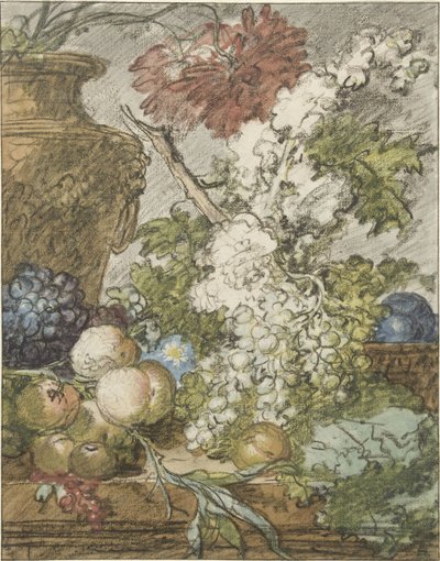 Boceto para un bodegón de frutas y flores
Boceto para un arreglo de frutas y flores de Jan van Huysum