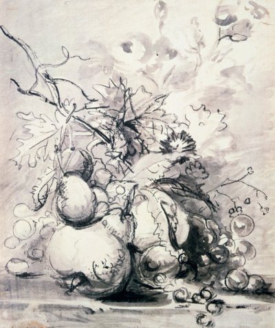 Naturaleza muerta de frutas, 1700 - 1749 de Jan van Huysum