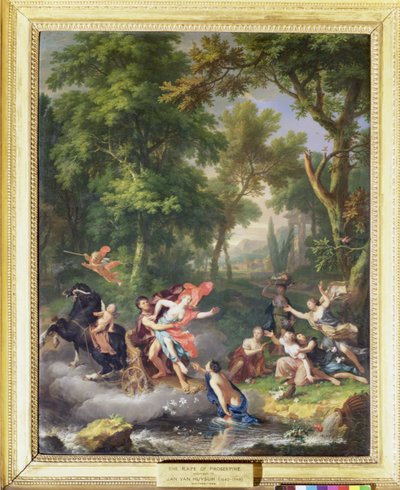 El rapto de Proserpina de Jan van Huysum