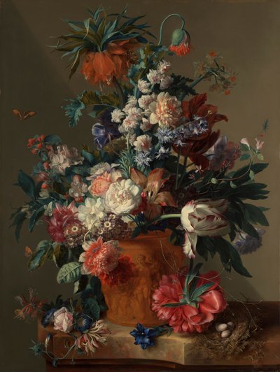 Jarrón de flores de Jan van Huysum