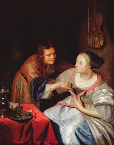 Escena Galante de Jan van Mieris