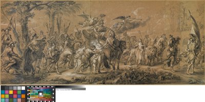 Holandés: La glorificación de Marte de Jan van Orley
