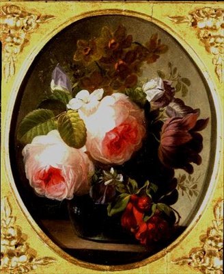 Rosas y Otras Flores en un Jarrón de Jan van Os