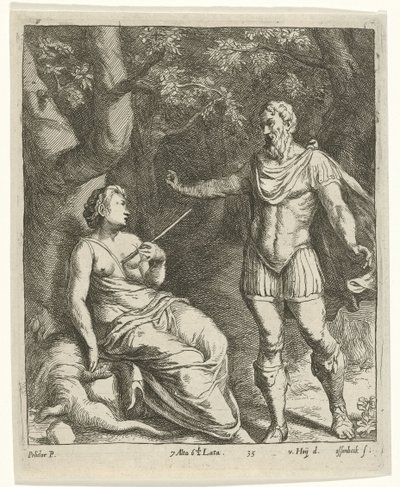 Céfalo en Procris de Jan van Ossenbeeck