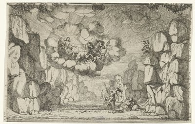 La aparición de Apolo Diseño de escenografía (título de la serie) de Jan van Ossenbeeck