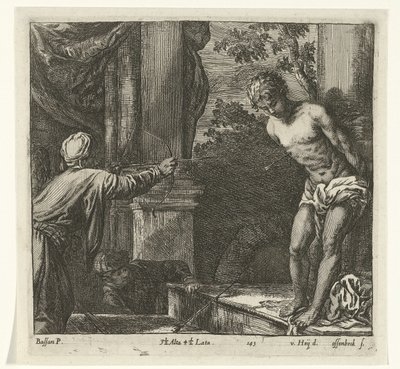 martirio de san sebastián de Jan van Ossenbeeck