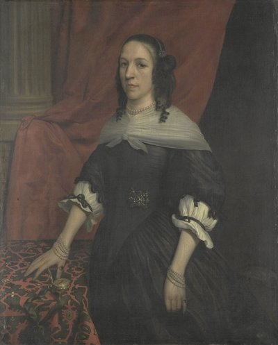 Retrato de mujer, posiblemente Ana de Borgoña, fundadora de Slot Windenburg en Dryschor (Schouwen) y esposa de Adolf van Kleef de Jan van Rossum