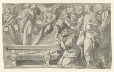 Ascensión de María de Jan van Scorel (circle of)