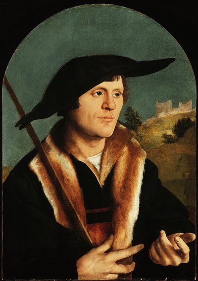 Un peregrino, c.153040 de Jan van Scorel