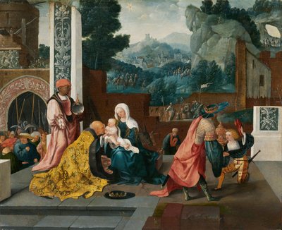 Adoración de los Magos de Jan van Scorel