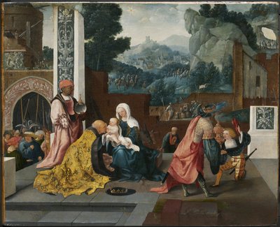 Adoración de los Magos, c.1519 de Jan van Scorel