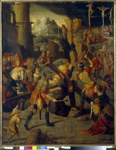 Episodio de la Pasión de Cristo: calvario de Jan van Scorel