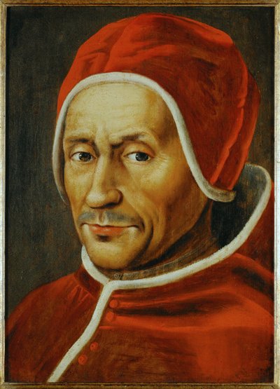 Papa Adriano VI ... (pintura sobre madera) de Jan van Scorel
