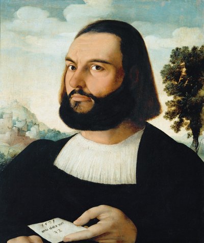 Retrato de un hombre ... de Jan van Scorel