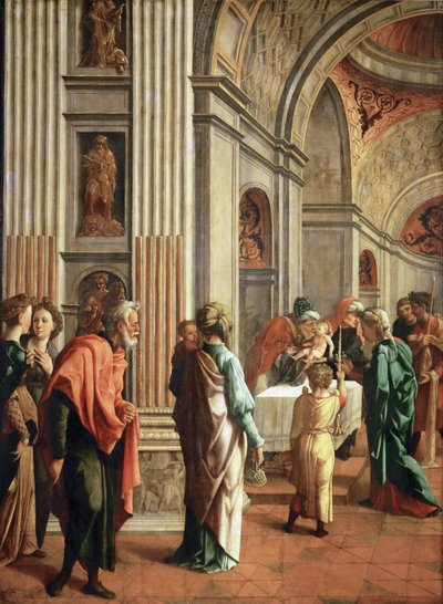 La presentación en el templo de Jan van Scorel