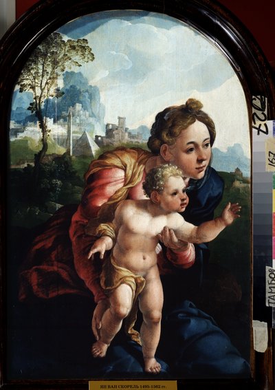 Virgen y niño, 1530 de Jan van Scorel