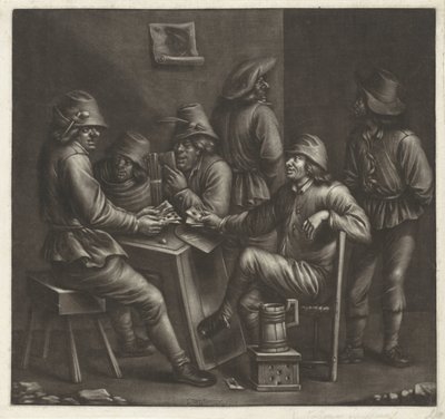 Jugadores de cartas de Jan van Somer