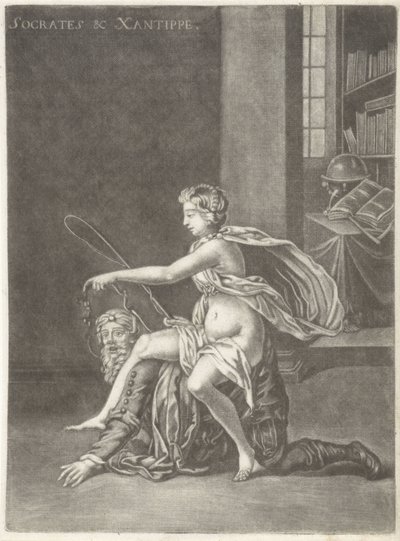 Sócrates burlado por su esposa
Sócrates y Xantippe (título en el objeto) de Jan van Somer