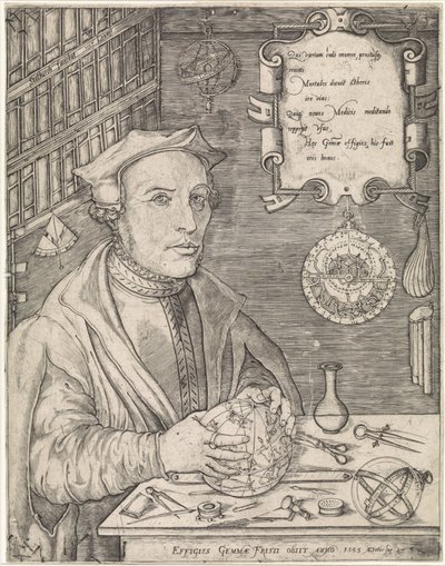 Portarretrato de Gemma Frisius de Jan van Stalburch