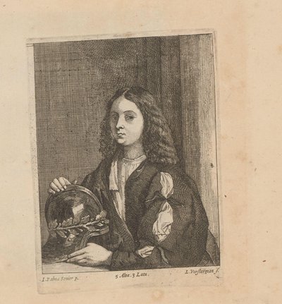 Retrato de un hombre desconocido con boina de Jan van Troyen