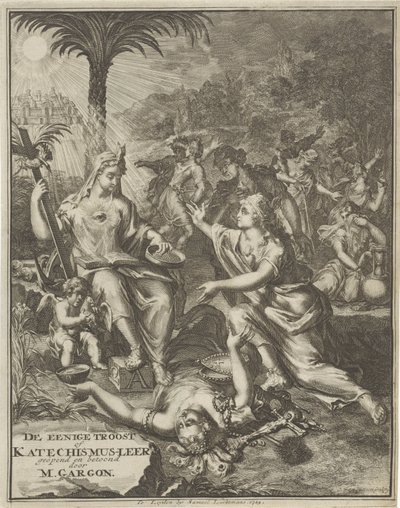 Portada para: M. Gargon, El único consuelo, 1713 de Jan van Vianen