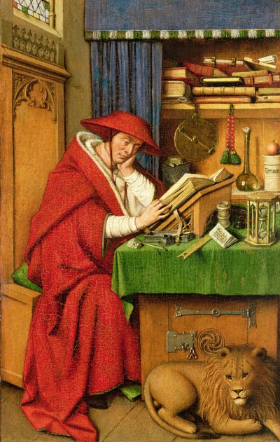 San Jerónimo en su estudio de Jan van Eyck