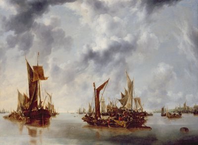 Una calma de Jan van de Capelle or Cappelle